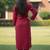 Women Regular Thread Work Kurta with Trousers