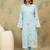 Women Textured Embroidered Kurta with Trousers & Dupatta