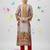 Women Ethnic Motifs Printed Regular Chanderi Silk Kurta with Trousers