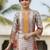 Women Ethnic Motifs Printed Regular Chanderi Silk Kurta with Trousers