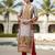 Women Ethnic Motifs Printed Regular Chanderi Silk Kurta with Trousers