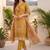 Women Floral Embroidered Regular Thread Work Pure Cotton Kurta with Trousers & With Dupatta