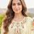 Women Floral Embroidered Regular Thread Work Kurta with Patiala & With Dupatta