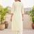 Women Floral Embroidered Regular Thread Work Kurta with Patiala & With Dupatta