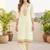 Women Floral Embroidered Regular Thread Work Kurta with Patiala & With Dupatta