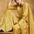Ethnic Motifs Embroidered Beads and Stones Silk Crepe Kurta With Sharara & Dupatta