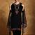 Women Floral Yoke Design Regular Thread Work Kurta with Trousers & With Dupatta