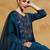 Women Floral Embroidered Regular Kurta with Trousers & With Dupatta