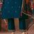 Women Floral Embroidered Regular Thread Work Kurta with Trousers & With Dupatta