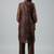 Women Floral Printed Regular Chanderi Silk Kurta with Trousers