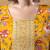 Women Floral Yoke Design Straight Kurta with Trousers & Dupatta