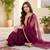 Women Ethnic Motifs Embroidered Regular Kurta with Palazzos & With Dupatta