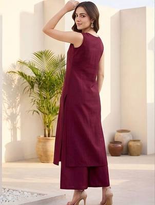 Women Ethnic Motifs Embroidered Regular Kurta with Palazzos & With Dupatta 7