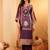 Ethnic Motifs Printed Gotta Patti Chanderi Silk Kurta With Trousers & Dupatta