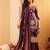 Ethnic Motifs Printed Gotta Patti Chanderi Silk Kurta With Trousers & Dupatta
