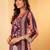 Ethnic Motifs Printed Gotta Patti Chanderi Silk Kurta With Trousers & Dupatta