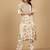 Floral Printed Thread Work Round Neck Straight Kurta With Trousers