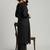 Women Striped Regular Silk Crepe Kurta with Trousers