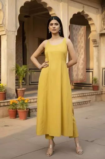 Women Ethnic Motifs Regular Kurta with Palazzos & With Dupatta