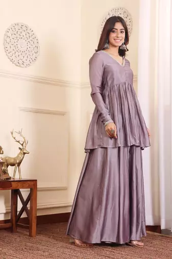 Women Regular Kurta with Palazzos