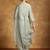 Floral Yoke Design Sequinned Straight Republic Day Kurta With Trousers And Dupatta