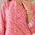 Bandhani Printed Mandarin Collar Straight Kurta With Trouser
