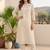 Women Ethnic Motifs Yoke Design Regular Thread Work Kurta with Trousers & With Dupatta