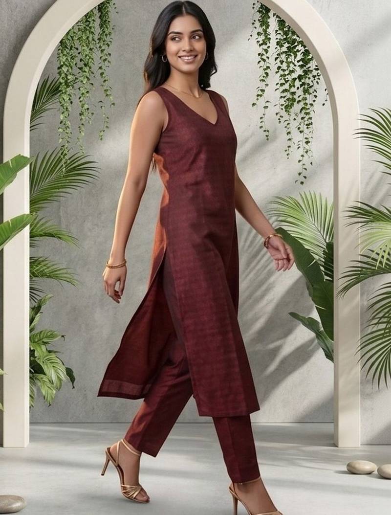 Women Ethnic Motifs Regular Kurta with Trousers