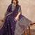 Ethnic Motifs Printed Zari Anarkali Kurta With Trousers And Dupatta