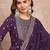 Ethnic Motifs Printed Zari Anarkali Kurta With Trousers And Dupatta