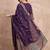 Ethnic Motifs Printed Zari Anarkali Kurta With Trousers And Dupatta