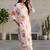 Women Floral Printed Regular Chanderi Silk Kurta with Trousers