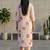 Women Floral Printed Regular Chanderi Silk Kurta with Trousers