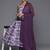 Bandhani Printed Chanderi Silk Anarkali Kurta & Trousers With Dupatta