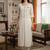 Women Regular Thread Work Kurta with Trousers