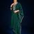 Floral Yoke Design Beads And Stones Kurta With Trousers & Dupatta