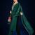 Floral Yoke Design Beads And Stones Kurta With Trousers & Dupatta