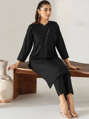 Women Angrakha Kurta with Trousers 1