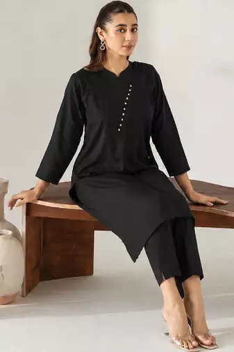 Women Angrakha Kurta with Trousers