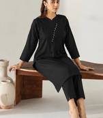 Women Angrakha Kurta with Trousers