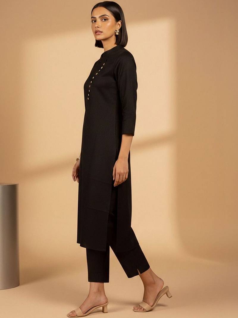 Women Angrakha Kurta with Trousers
