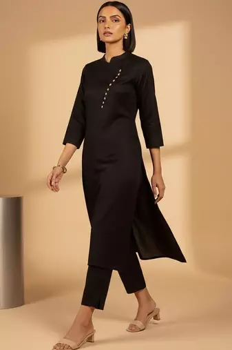 Women Angrakha Kurta with Trousers