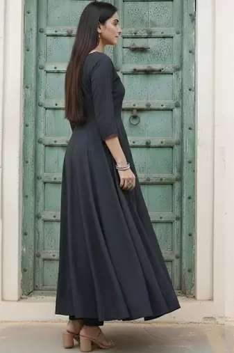 Women Regular Kurta with Trousers & With Dupatta