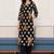 Mul Cotton Polka Dot A Line Kurta With Trouser