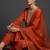 Ethnic Motifs Embroidered Regular Thread Work Kurta with Trousers & With Dupatta