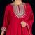 Women Yoke Design Regular Kurta with Trousers & Dupatta