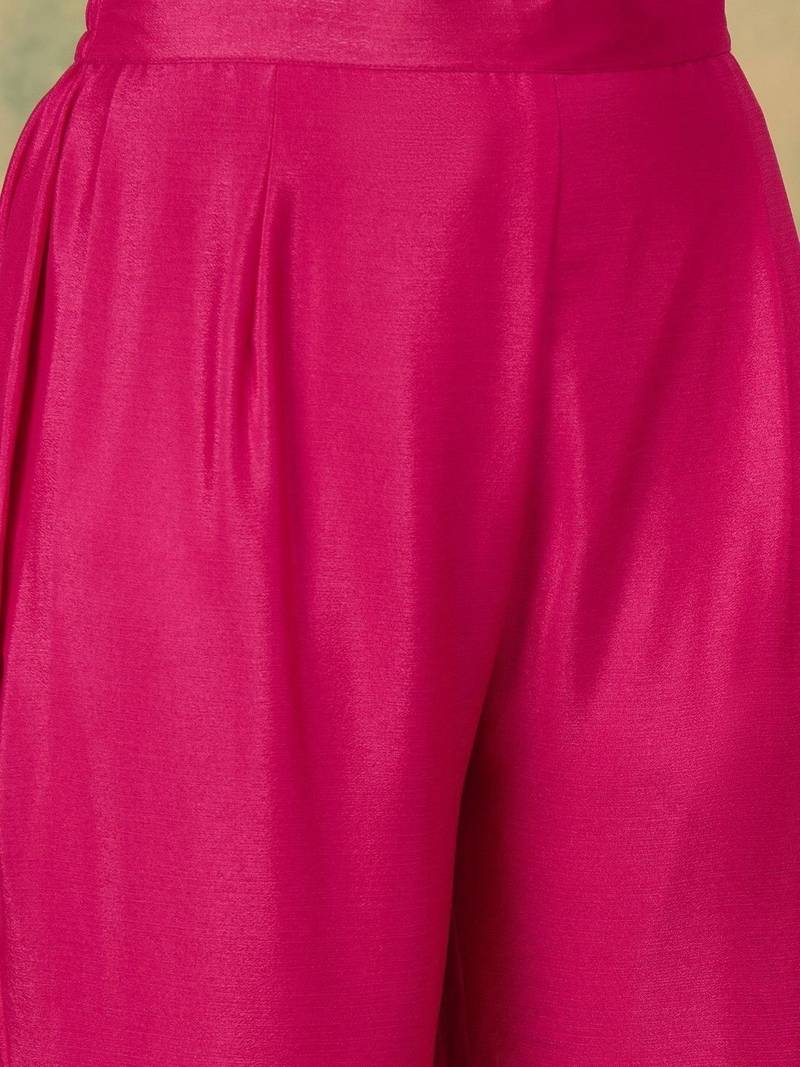 Women Ethnic Motifs Embroidered Regular Thread Work Kurta with Sharara & With Dupatta