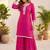 Women Ethnic Motifs Embroidered Regular Thread Work Kurta with Sharara & With Dupatta