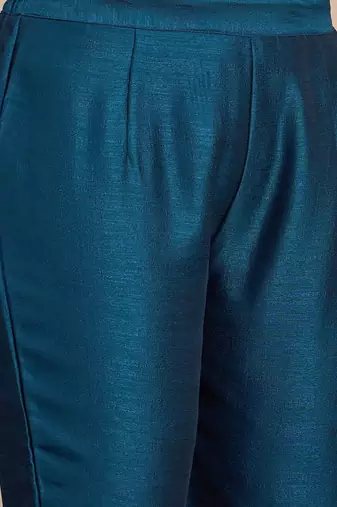 Women Ethnic Motifs Embroidered Kurta with Trousers & Dupatta