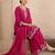 Women Ethnic Motifs Embroidered Regular Thread Work Kurta with Palazzos & With Dupatta